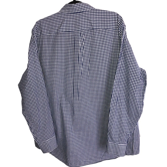 Vineyard Vines Classic Fit  Tucker Shirt Men’s Large Blue Bay Gingham Whale - Picture 2 of 9